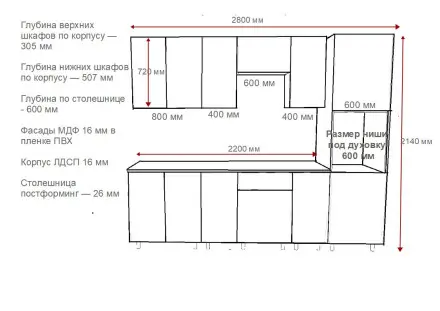 Аликанте - 21 (2800 мм)